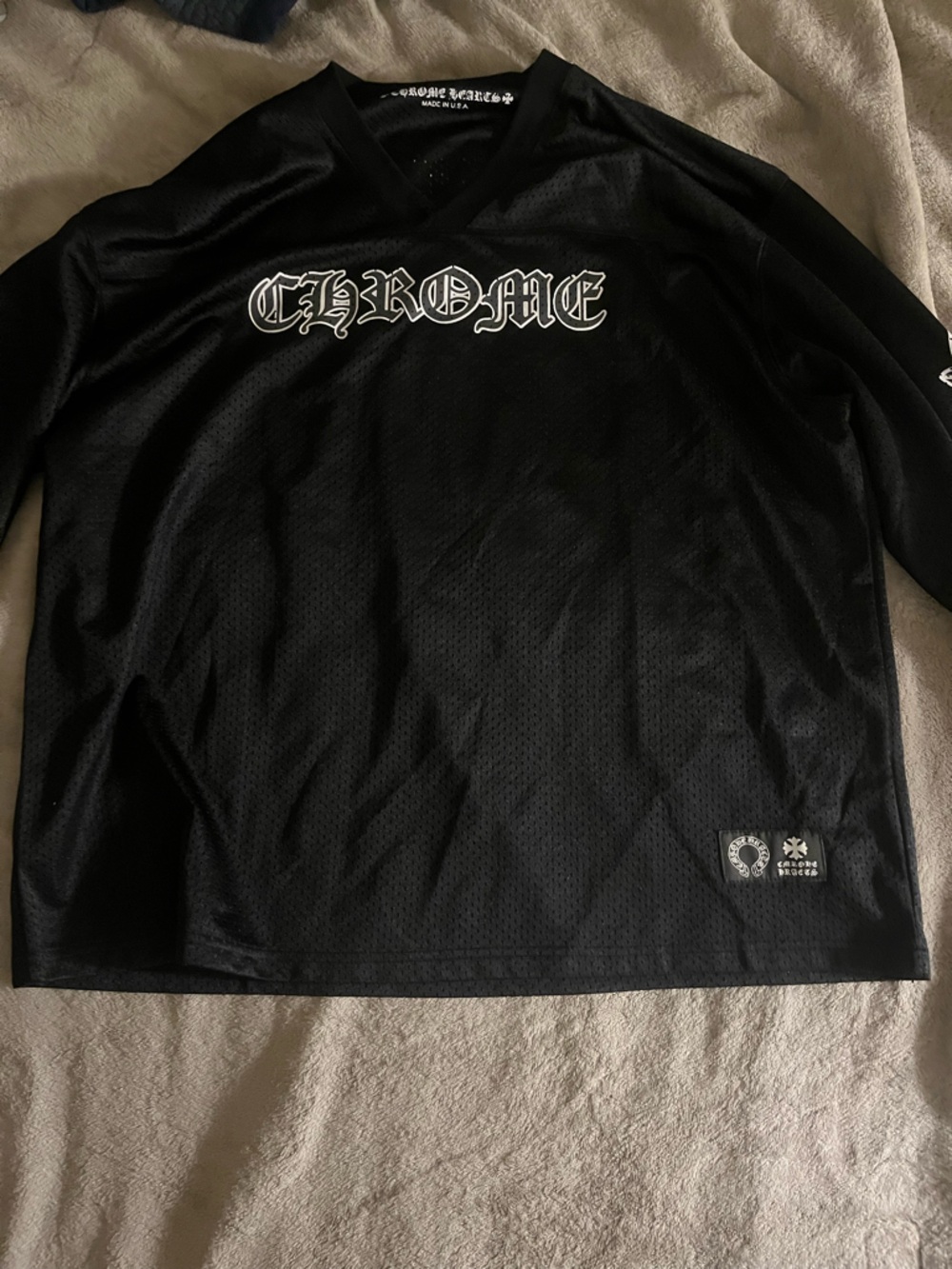 Chrome Hearts Black Long Sleeve Jersey